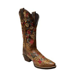 Laredo Snip Toe Floral Design Women's Boots (New in Box)